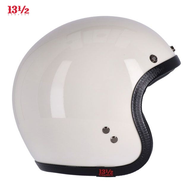 13 1/2 Skull bucket helmet vintage white