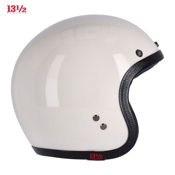 13 1/2 Skull bucket helmet vintage white