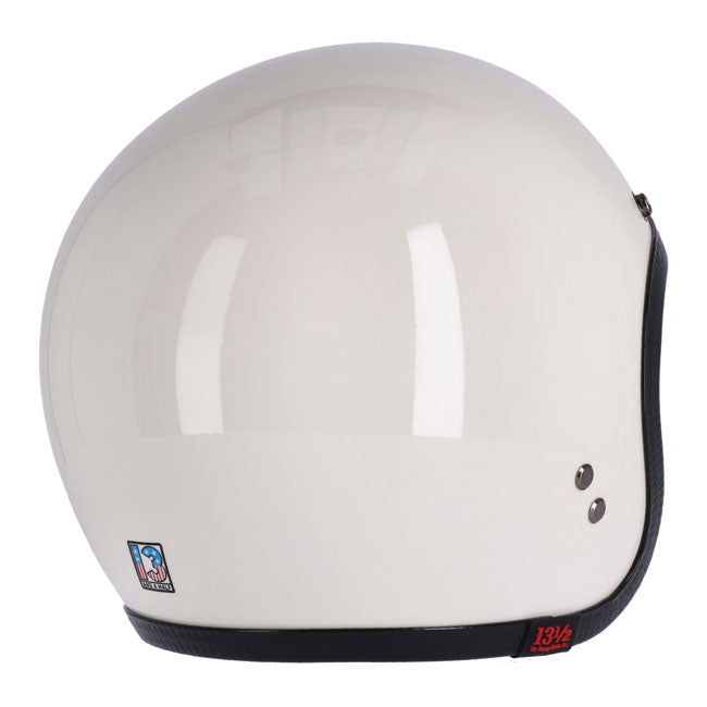 13 1/2 Skull bucket helmet vintage white