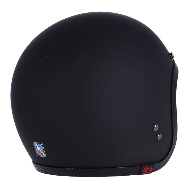 13 1/2 Skull bucket helmet matt black