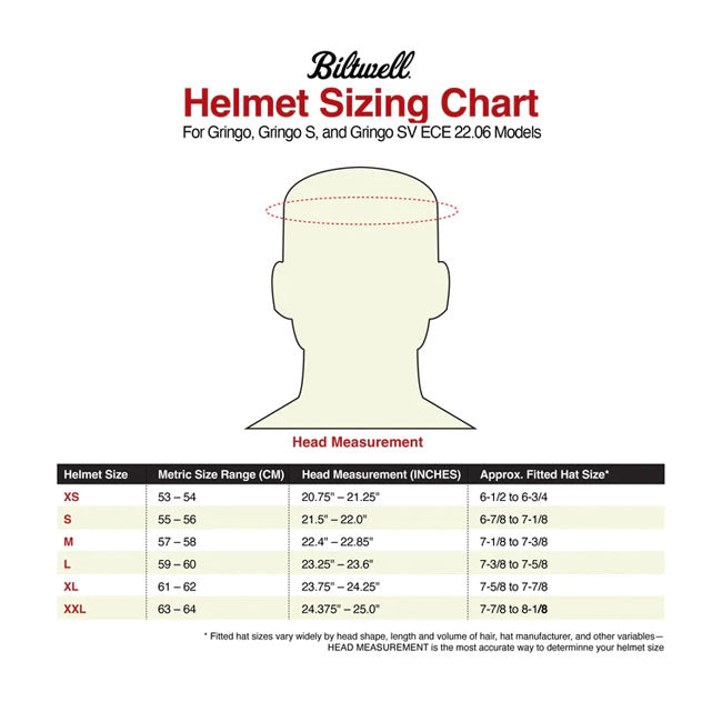 Biltwell Gringo / S / SV 22.06 cheek pad set - 19mm