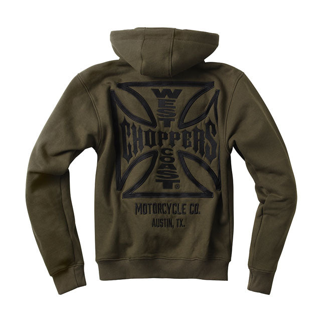 WCC OG ATX zip hoodie olive green