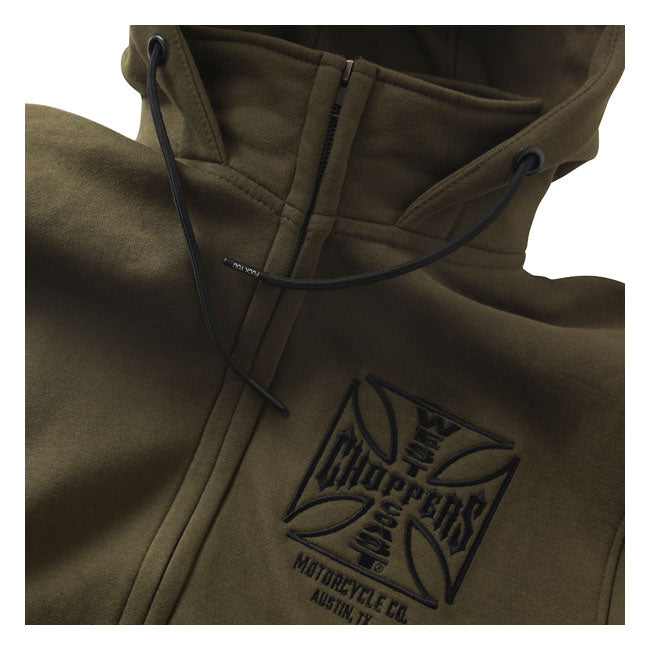 WCC OG ATX zip hoodie olive green