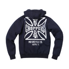 WCC OG ATX zip hoodie navy blue