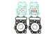 Set garnituri motor superior ATHENA P400250620027 