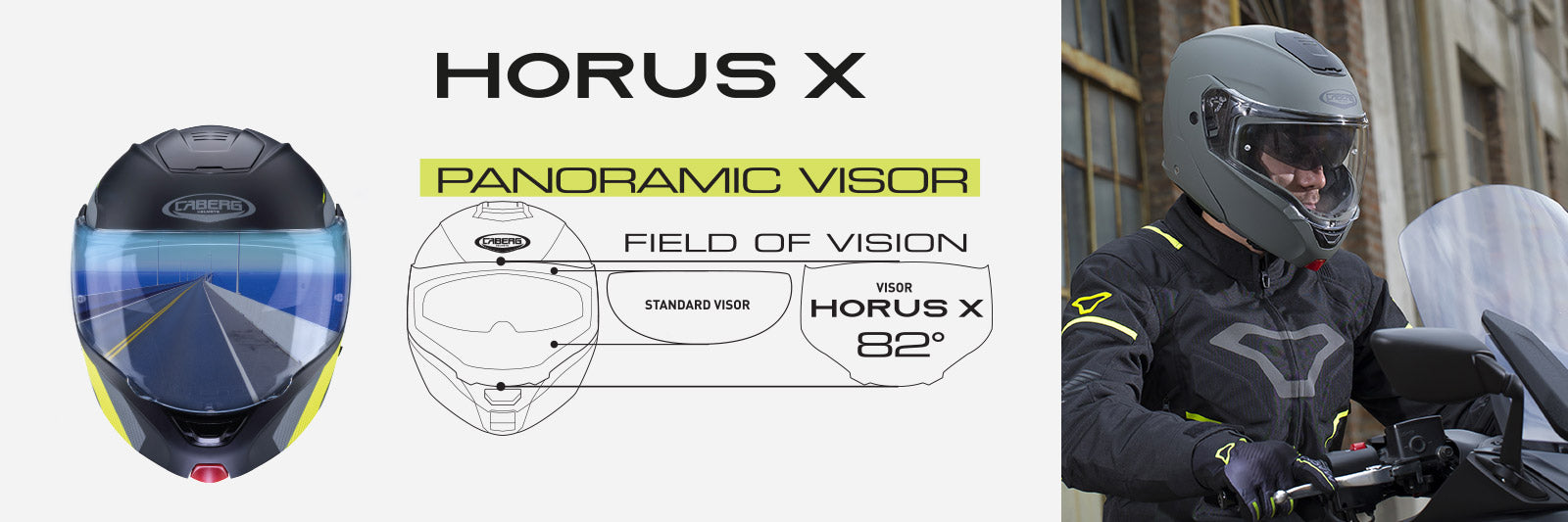 Casca modulara/Flip Up | Caberg Horus X