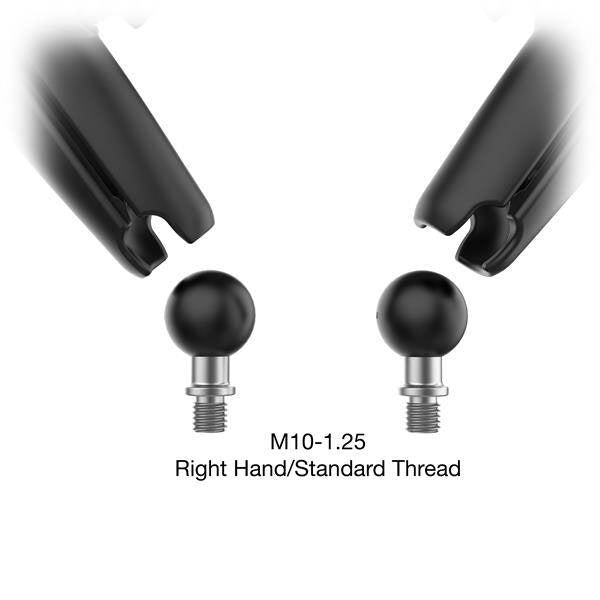 Kit RAM® Tough-Mirror™ cu baze M10-1.25 - braț lung