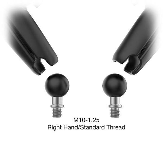 Kit RAM® Tough-Mirror™ cu baze M10-1.25 - braț lung
