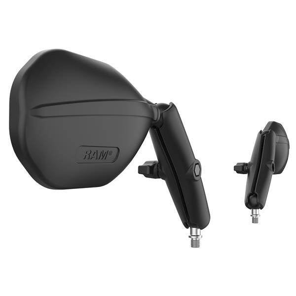 Kit RAM® Tough-Mirror™ cu baze M10-1.25 - braț lung
