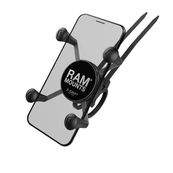 Suport pentru telefon RAM® X-Grip® cu bază de bicicletă RAM® EZ-On/Off™