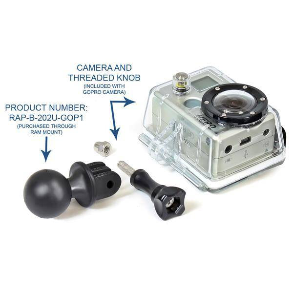 RAM® Action Camera Universal Ball Adapter