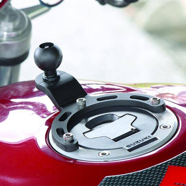 RAM® Bază sferică pentru rezervor de benzină mic pentru motociclete