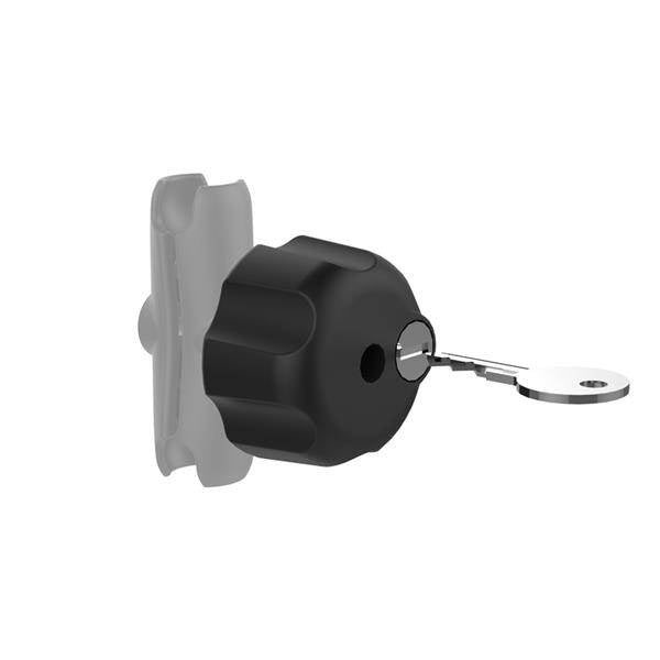 RAM® Buton de blocare a cheii cu inserție din alamă pentru brațe cu soclu de dimensiune B