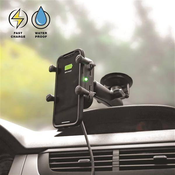 RAM® Tough-Charge™ 15W Suport cu ventuză pentru încărcare fără fir