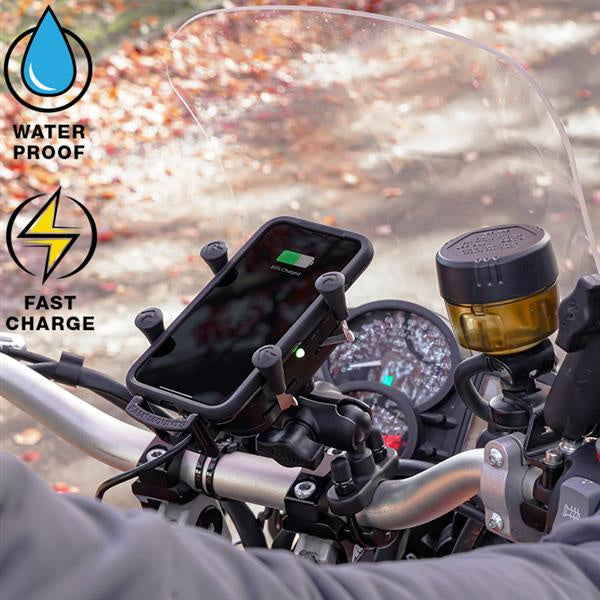 RAM® Tough-Charge™ 15W Suport de încărcare wireless rezistent la apă cu încărcător