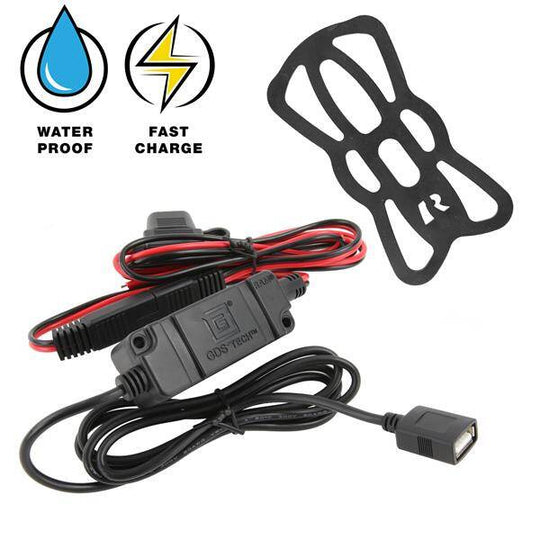RAM® Tough-Charge™ 15W Suport pentru motocicletă cu încărcare fără fir rezistent la apă