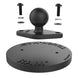 RAM® Tough-Mag™ 88MM Diameter Diamond Ball Base - dimensiune B