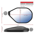 RAM® Tough-Mirror™ Oglindă dreaptă fără bilă