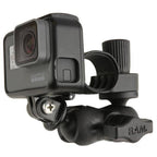 RAM® Tough-Strap™ Suport dublu cu bilă cu adaptor universal pentru camera de acțiune