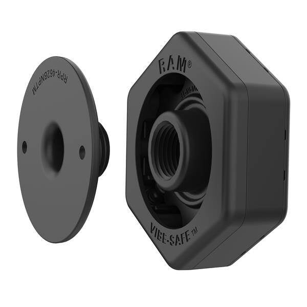 RAM® Vibe-Safe™ cu adaptor NPT pentru suporturi cu 2 găuri