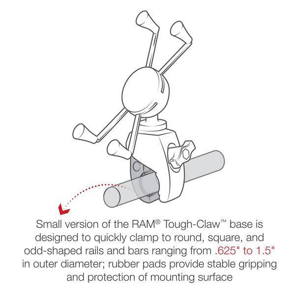 RAM® X-Grip® Suport mare pentru telefon cu RAM® Snap-Link™ Tough-Claw™