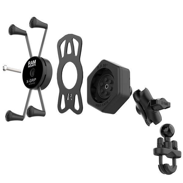 RAM® X-Grip® Suport mare pentru telefon cu Vibe-Safe™ și bază U-Bolt - scurt