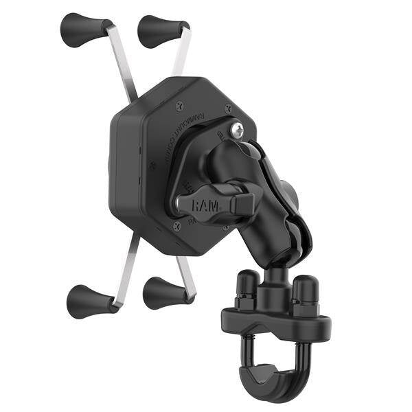 RAM® X-Grip® Suport mare pentru telefon cu Vibe-Safe™ și bază U-Bolt - scurt