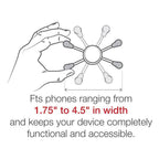 RAM® X-Grip® Suport mare pentru telefon cu bază cu clemă mică Tough-Claw™ - lung