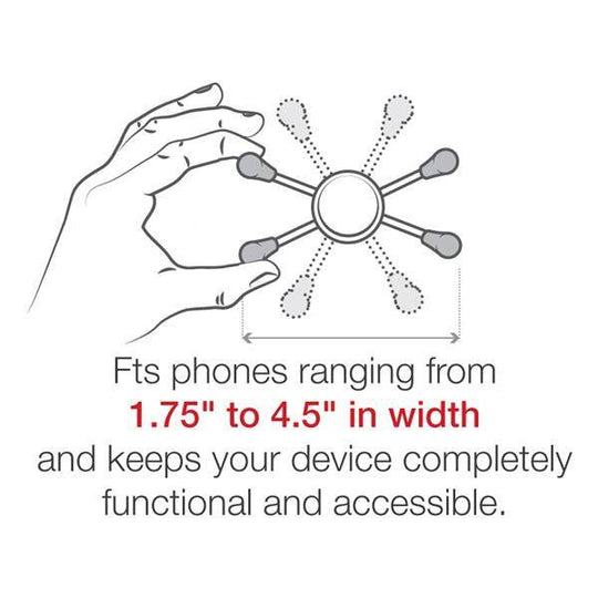 RAM® X-Grip® Suport mare pentru telefon cu bază cu clemă mică Tough-Claw™ - lung