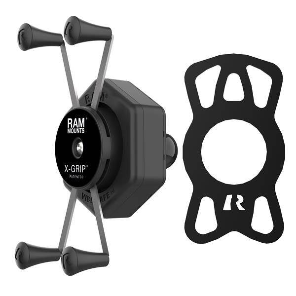 RAM® X-Grip® Suport mare pentru telefon cu bilă și adaptor Vibe-Safe™