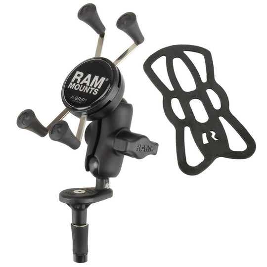 RAM® X-Grip® Suport pentru telefon cu bază pentru furcă de motocicletă