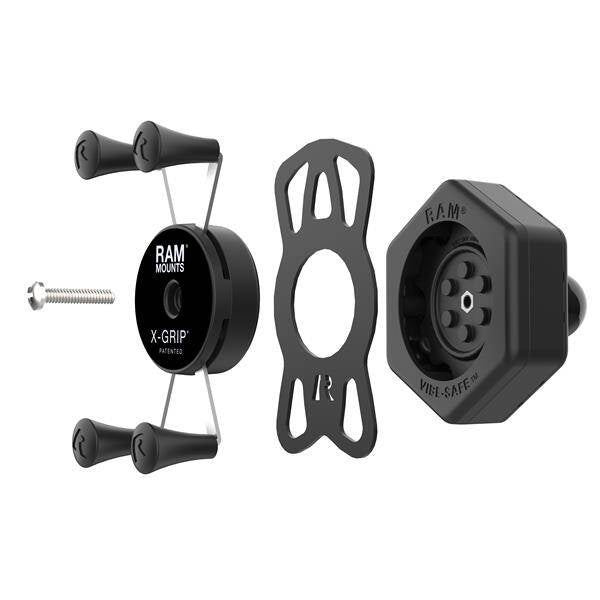 RAM® X-Grip® Suport pentru telefon cu bilă și adaptor Vibe-Safe™