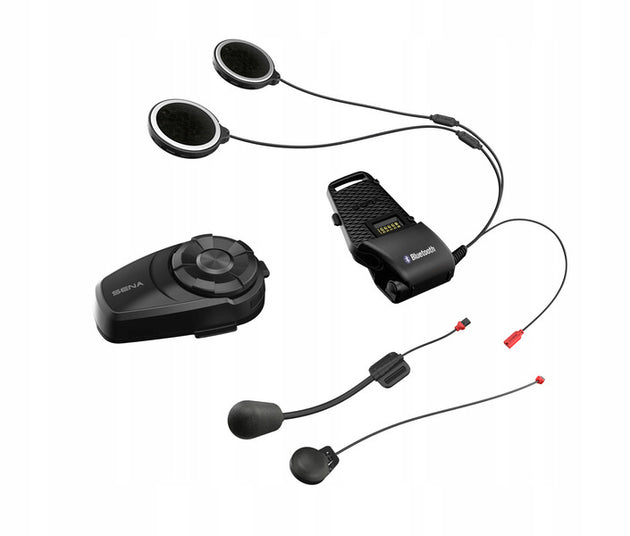 SENA 10S-02D Motorcycle Intercom for 2 Helmets 1.6KM