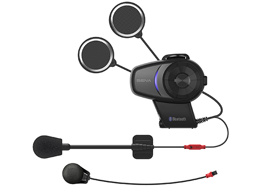 SENA 10S SINGLE MOTORCYCLE INTERCOM (10S-02) BLUETOOTH 4.1 Range 1.6 KM