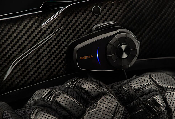 SENA 10S SINGLE MOTORCYCLE INTERCOM (10S-02) BLUETOOTH 4.1 Range 1.6 KM
