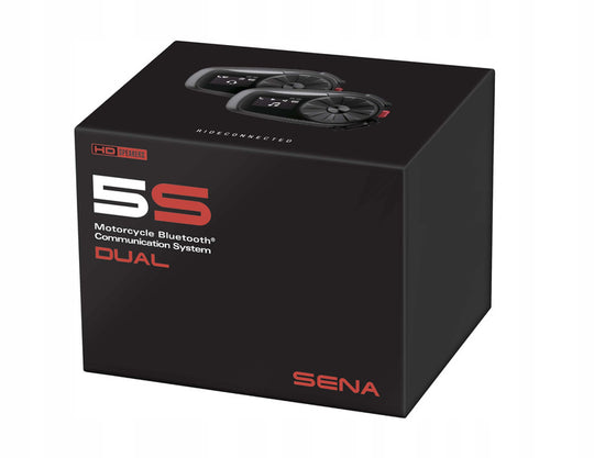 SENA 5S-10D Motorcycle Intercom For 2 Helmets 2000 M