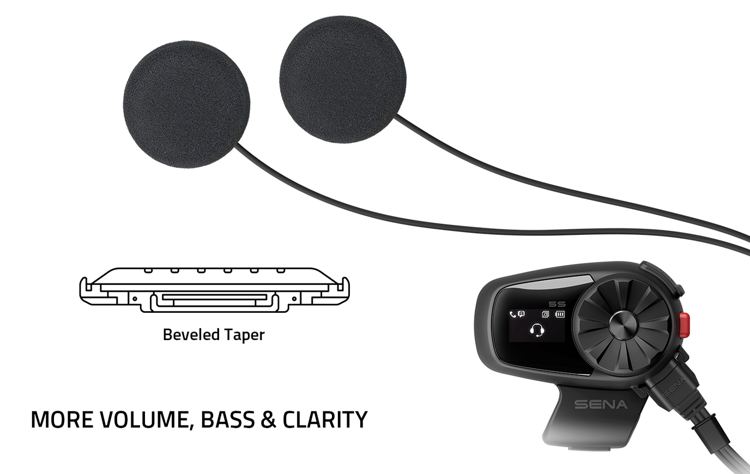 SENA 5S-10 Motorcycle Intercom 2 km Bluetooth 5.0