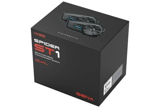 SENA INTERCOM SPIDER ST1 Mesh 2.0 2000m for 1 helmet