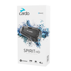 Sistem de comunicare moto | Cardo Spirit HD Single Pack, difuzoare HD 40mm, Conferinta de pana la 2 rideri simultan, distanta 600m