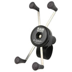 Suport mare pentru telefon RAM® X-Grip® cu bază de ghidon RAM® Tough-Strap™