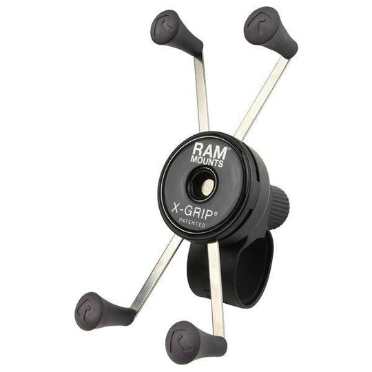 Suport mare pentru telefon RAM® X-Grip® cu bază de ghidon RAM® Tough-Strap™