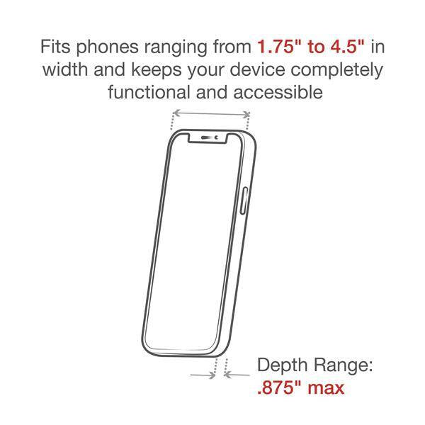 Suport mare pentru telefon RAM® X-Grip® cu bază de ghidon RAM® Tough-Strap™