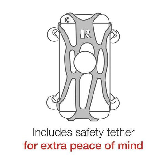 Suport mare pentru telefon RAM® X-Grip® cu bază de ghidon RAM® Tough-Strap™
