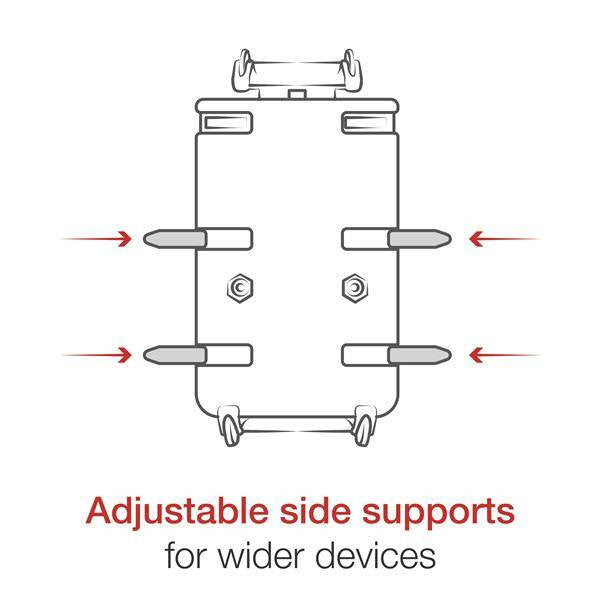 Suport pentru telefon RAM® Quick-Grip™ cu bază pentru ghidon RAM® Tough-Strap™