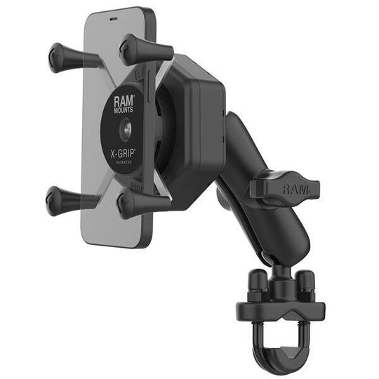 Suport pentru telefon RAM® X-Grip® cu Vibe-Safe™ și bază U-Bolt - Mediu