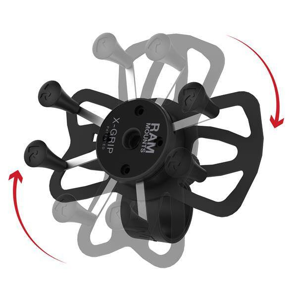 Suport pentru telefon RAM® X-Grip® cu bază pentru ghidon RAM® Tough-Strap™