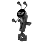 Suport pentru telefon RAM® X-Grip® cu bază pentru șină medie RAM® Torque™ - Mediu