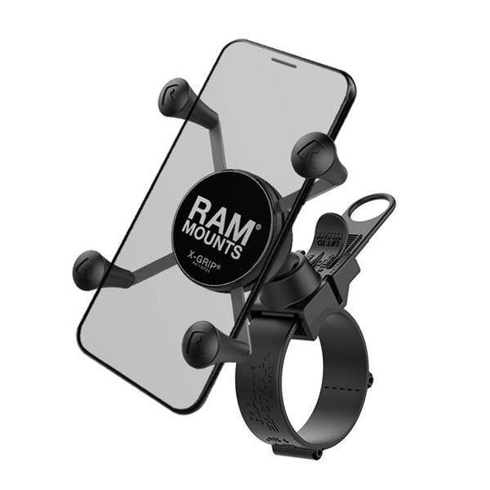 Suport pentru telefon RAM® X-Grip® cu suport pentru șină RAM® EZ-Strap™