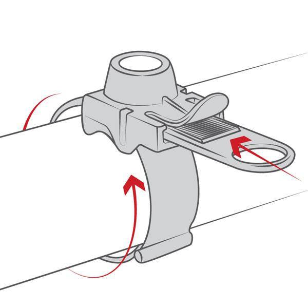 Suport pentru telefon RAM® X-Grip® cu suport pentru șină RAM® EZ-Strap™