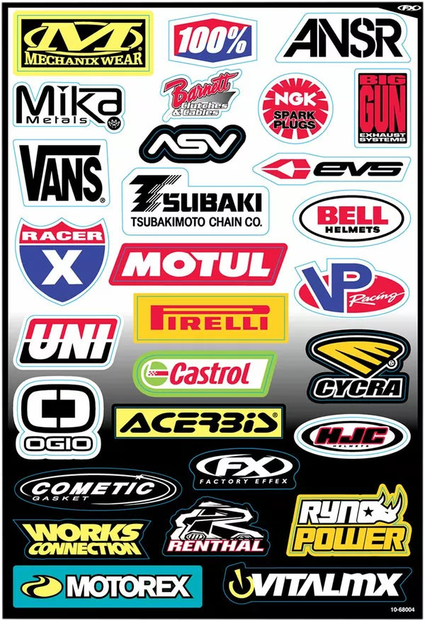 COALA STICKERE DECAL MOTO  | FACTORY EFFEX